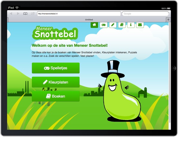 Meneer Snottebel Website